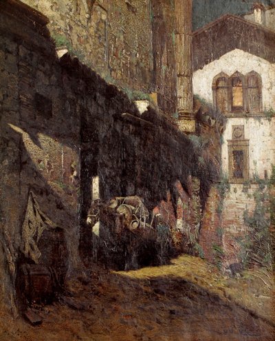 The Wet and Rotten Remains of the Temple of Apollo at Terracina by Mario de Maria